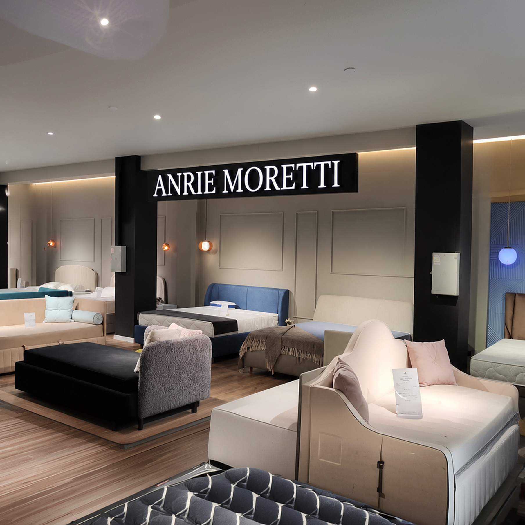 Интерьер шоурума Anrie Moretti